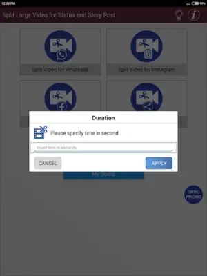 Split Video for Status & Story android App screenshot 1